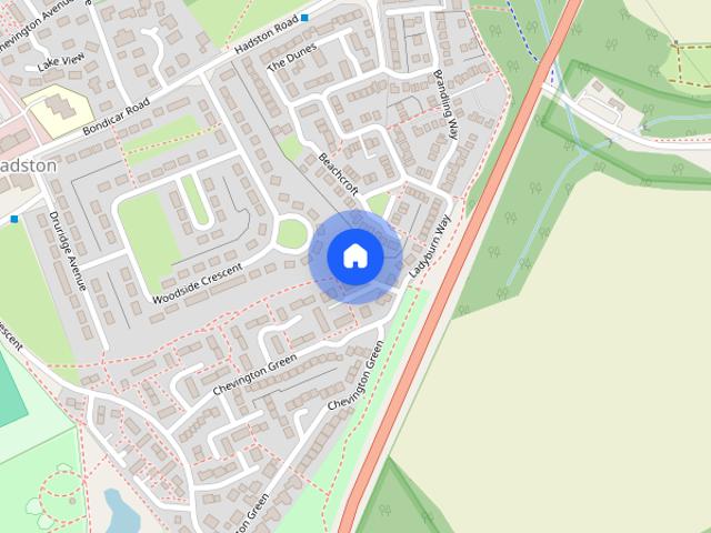 House for rent in East Chevington, Hadston