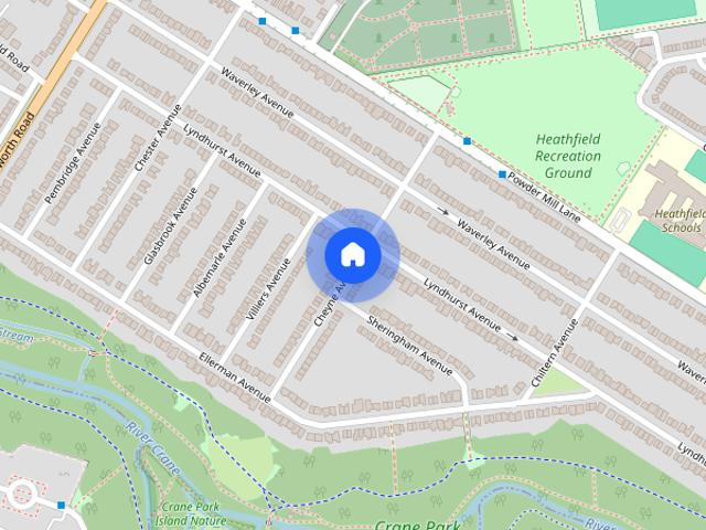 House for rent in Whitton, Greater London