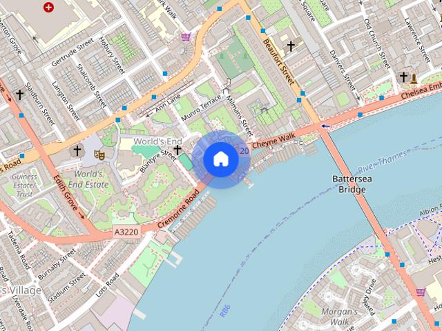 House for rent in Chelsea, Cat Hill