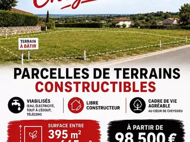 Terrain vente à Vienne, Cheyssieu