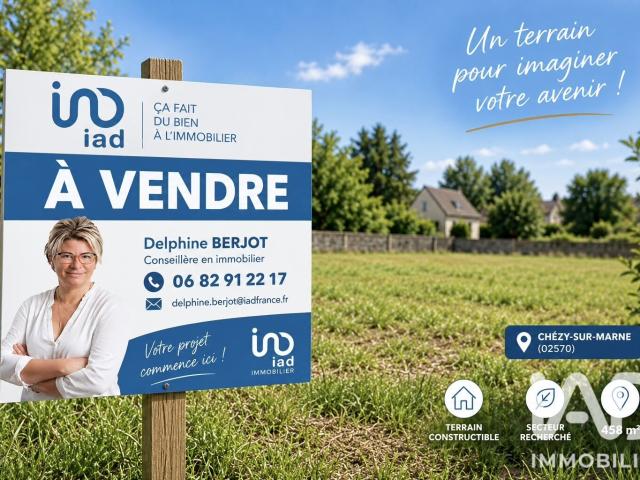 Terrain vente à Château-Thierry, Chézy-sur-marne