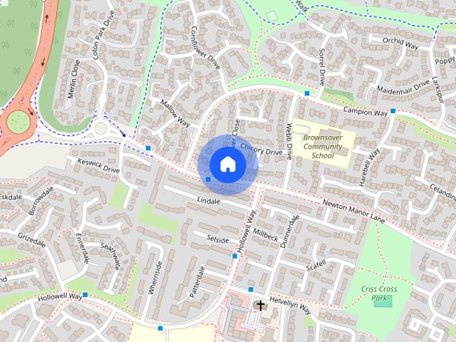 House for rent in Brownsover, Rugby