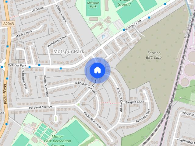 House for rent in Motspur Park, Greater London