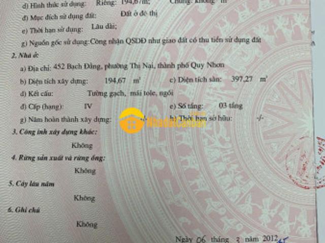 Nhà mặt phố bán