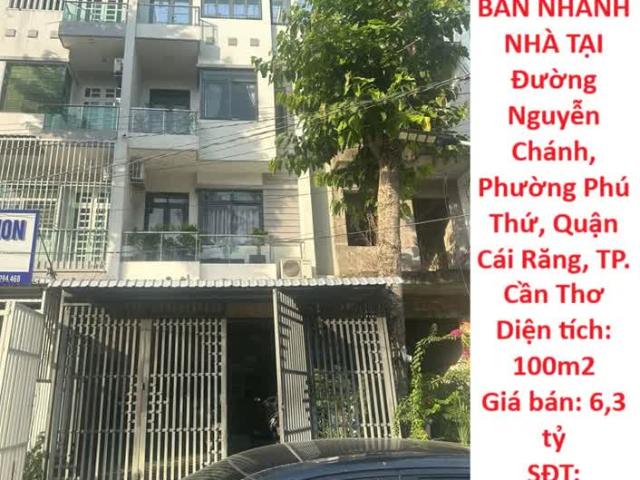 Nhà mặt phố bán tại Cần Thơ