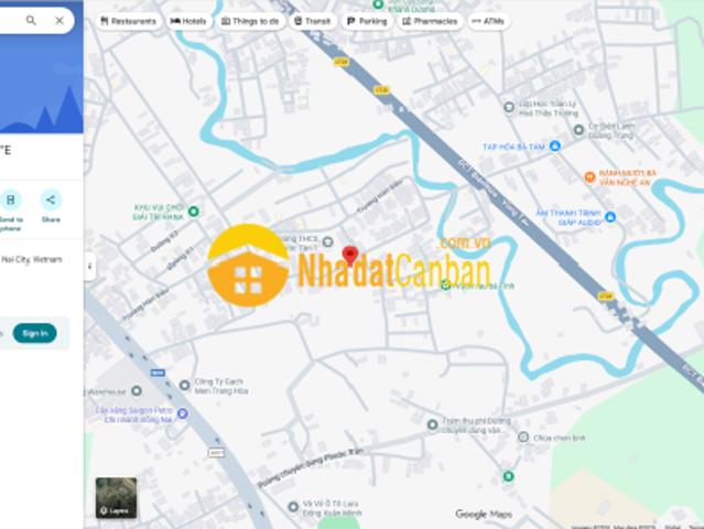 Mặt bằng bán tại Đồng Nai