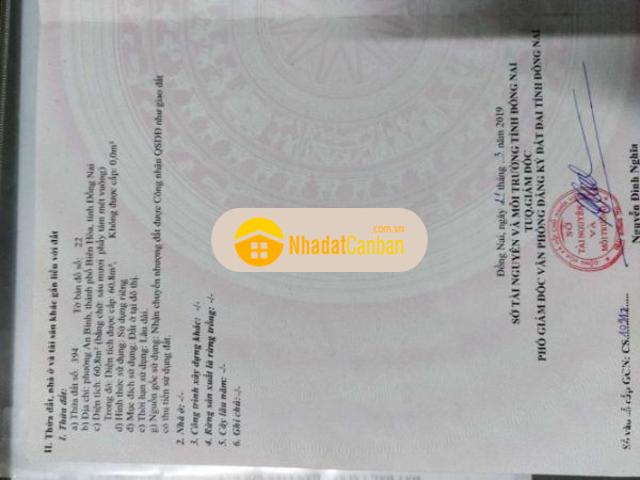 Nhà bán tại Biên Hòa, Đồng Nai