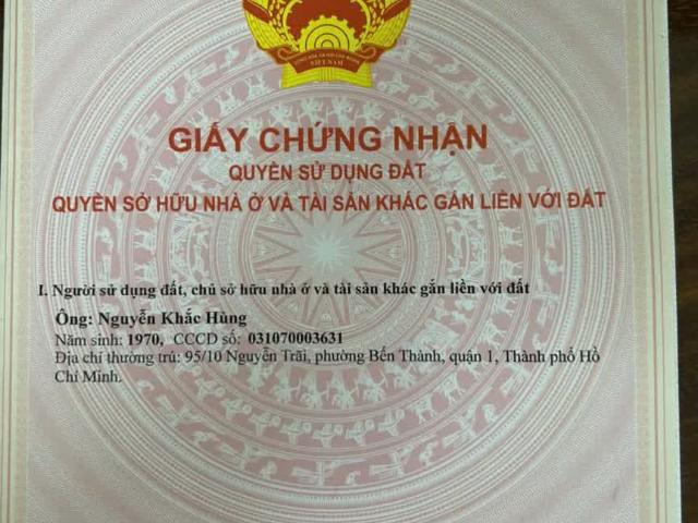 Nhà mặt phố bán tại Khuôn viên UBND Thành phố Hồ Chí Minh, Thành phố Hồ Chí Minh