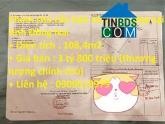 Nhà mặt phố bán tại Đồng Nai