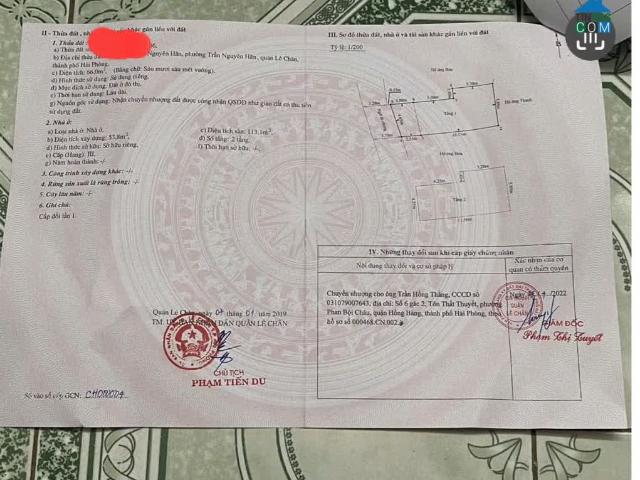 Nhà bán tại Ngô Quyền, Hải Phòng