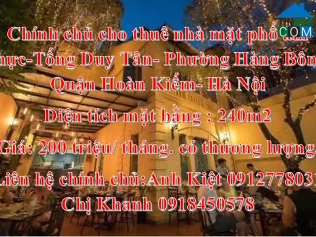Nhà mặt phố cho thuê tại Hoàn Kiếm, Hà Nội