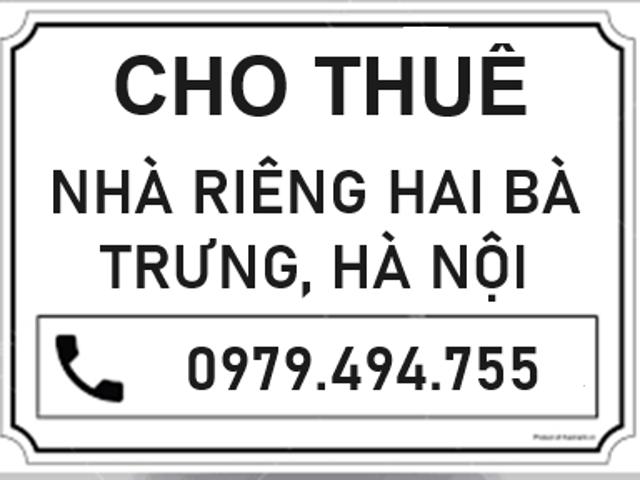 Nhà cho thuê tại Hoàn Kiếm, Hà Nội