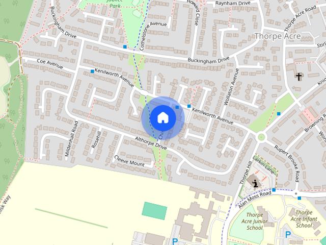 House for rent in Elmfield, Leicestershire