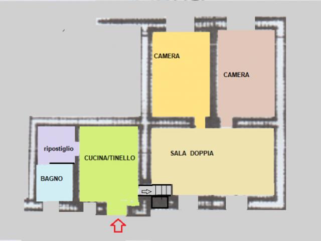 Appartamento in vendita a Chiusdino, Toscana