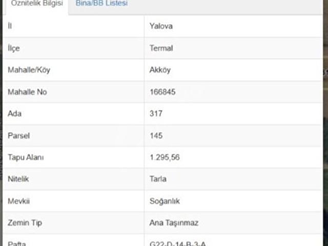 Termal, Yalova içerisinde satılık Arsa