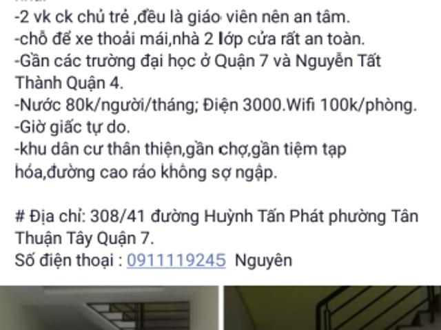 Bất động sản cho thuê tại Hồ Chí Minh