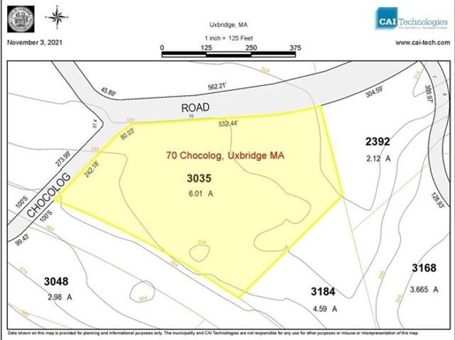 Land for sale in North Uxbridge, Massachusetts