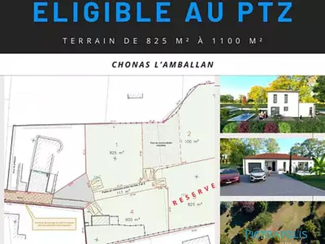 Terrain vente à Vienne, Chonas-l'amballan