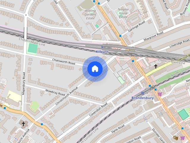 Apartment for rent in Brondesbury Park, Greater London