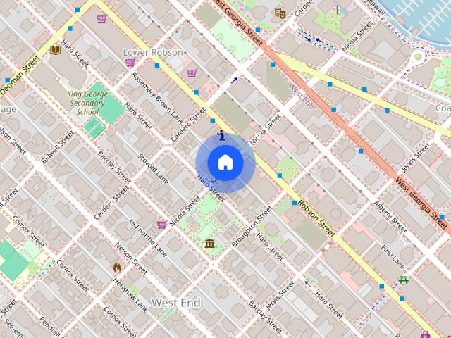 Apartment for rent in Lower Robson, Vancouver