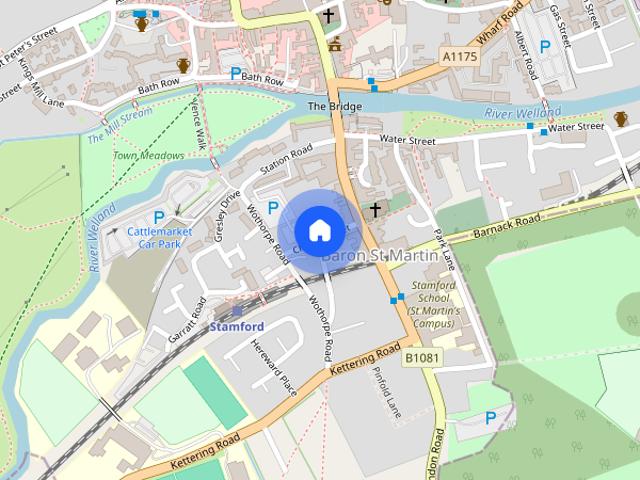 House for rent in Stamford, Baron St Martin