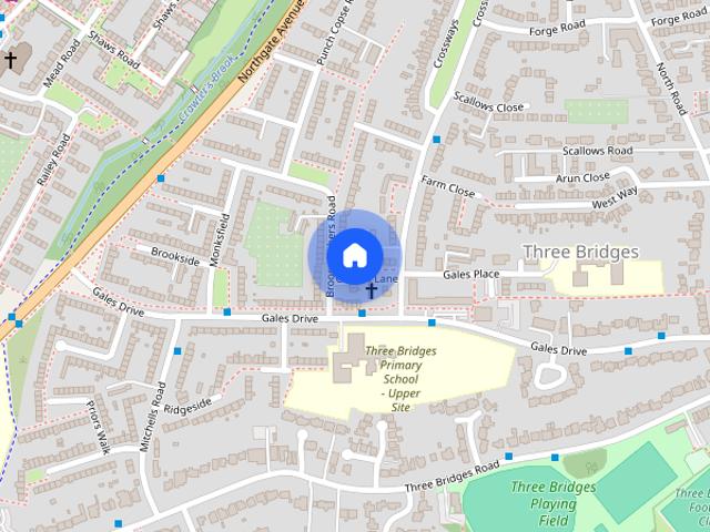 House for rent in Three Bridges, Crawley