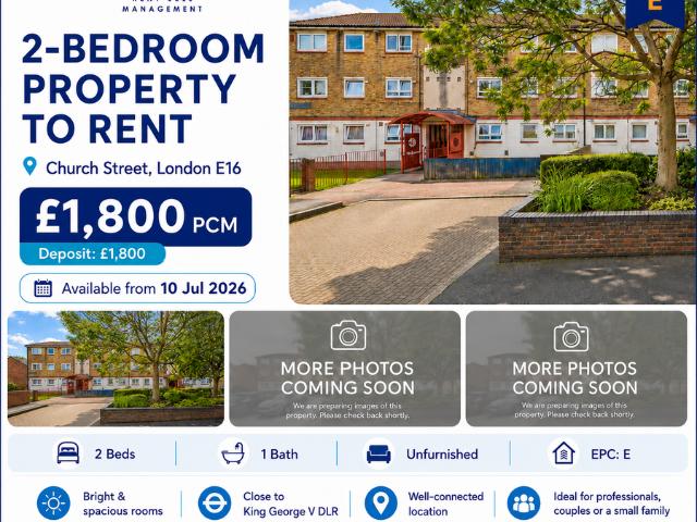 Apartment for rent in North Woolwich, Greater London