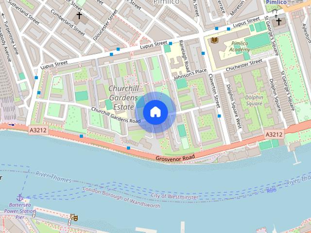 House for rent in Churchill Gardens Estate, Pimlico