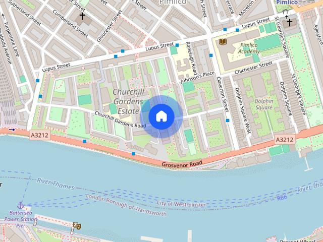 Apartment for rent in Churchill Gardens Estate, Pimlico