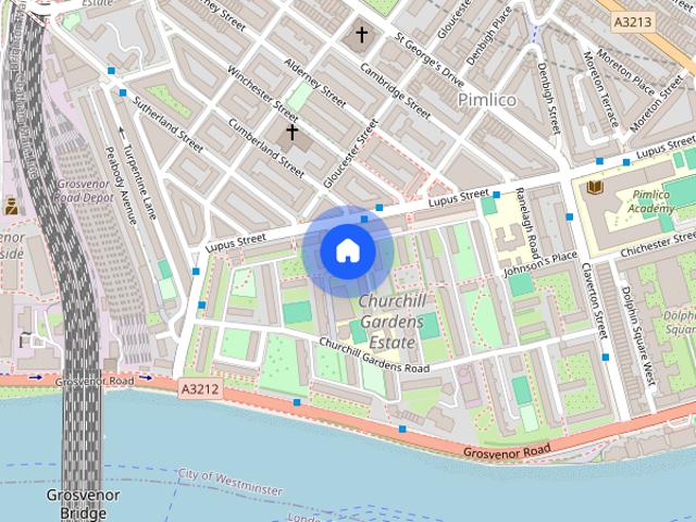 Apartment for rent in Churchill Gardens Estate, Greater London