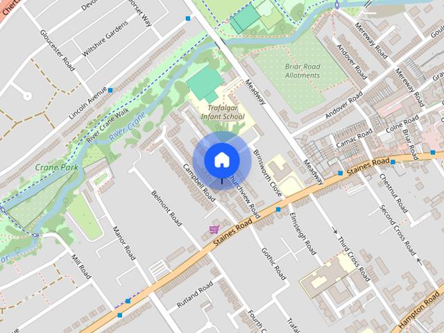 Apartment for rent in Whitton, Greater London