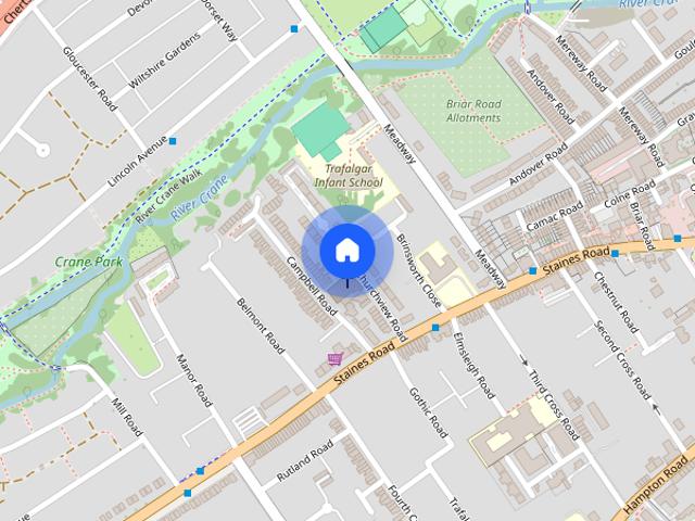 House for rent in Whitton, Greater London