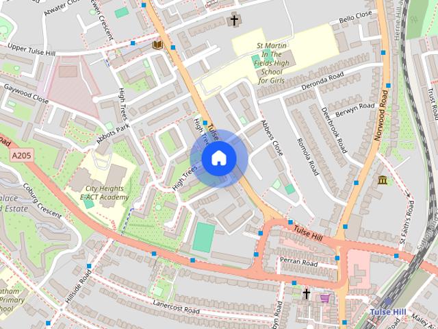 Apartment for rent in Tulse Hill, Greater London