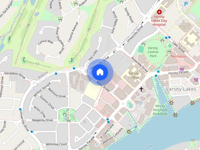 Apartment for rent in Varsity Lakes, Gold Coast City