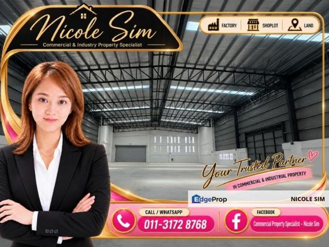 Warehouse for rent in Tanjong Sepat, Selangor