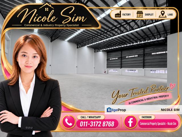 Warehouse for rent in Tanjong Sepat, Selangor