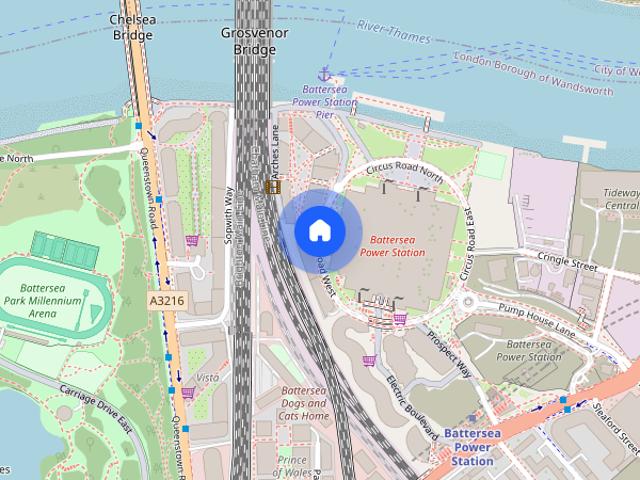Apartment for rent in Nine Elms, Greater London