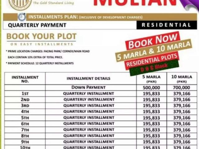 Land for sale in Multan, Islamabad Capital Territory