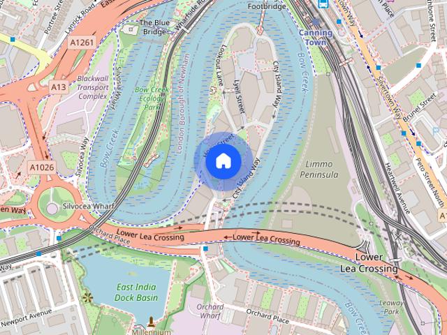 Apartment for rent in London City Island, Blackwall