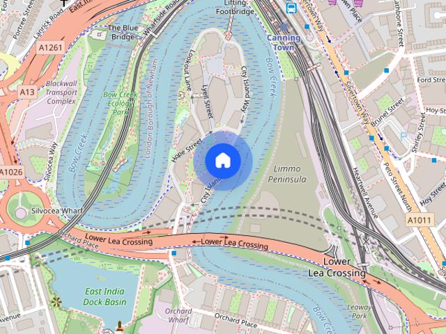 Apartment for rent in London City Island, Blackwall