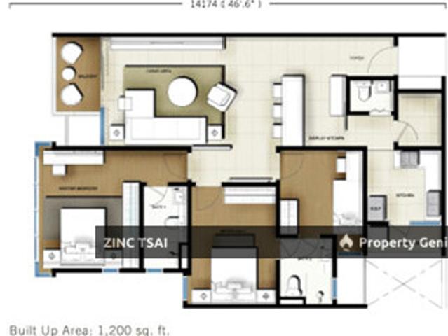 Serviced Residence for rent in Petaling, Subang Jaya