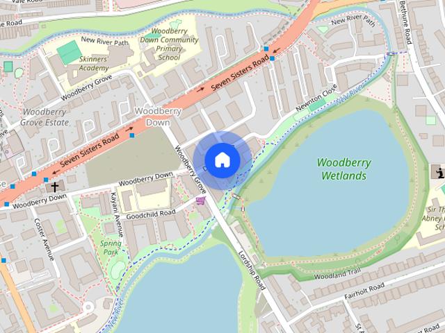 Apartment for rent in Woodberry Down, Stamford Hill