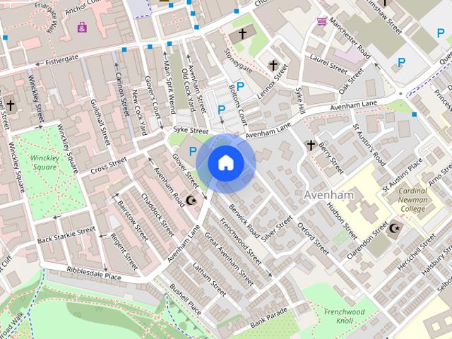 Apartment for rent in Avenham, Higher Bartle