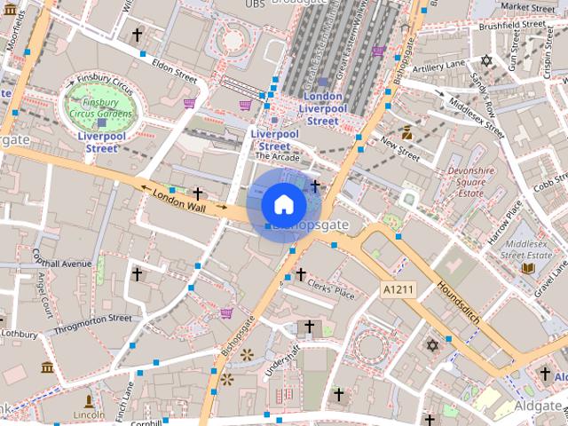 Apartment for rent in Bishopsgate Without, Lyons