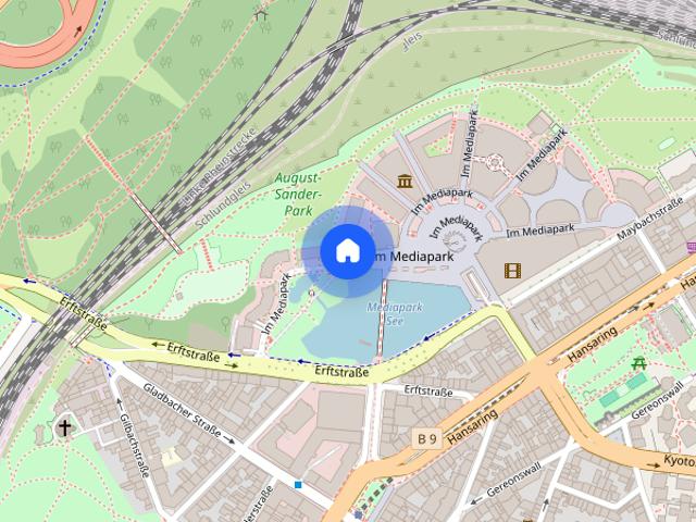 Apartment mieten in Mediapark, Köln