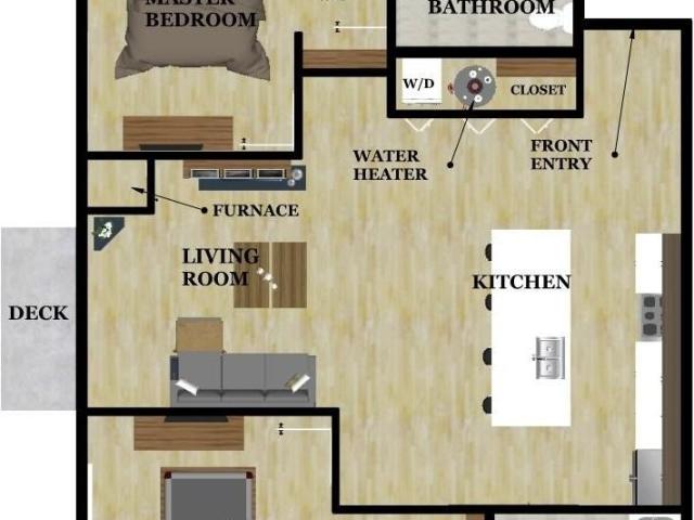 Apartment for rent in Central Business District, Duluth