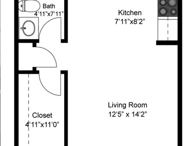 Apartment for rent in Downtown, Des Moines