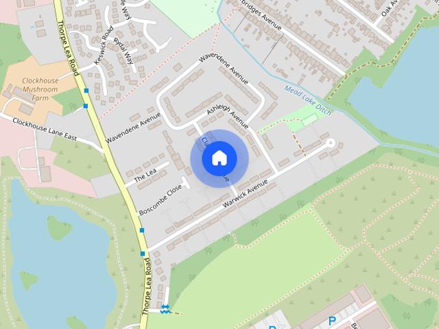 House for rent in Thorpe Lea, Runnymede