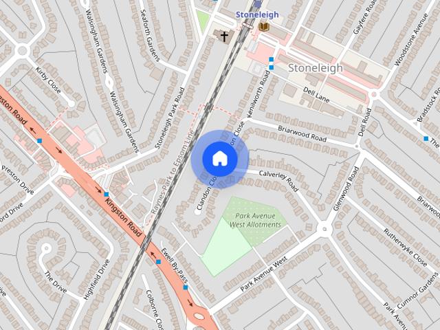 House for rent in Stoneleigh, Ewell