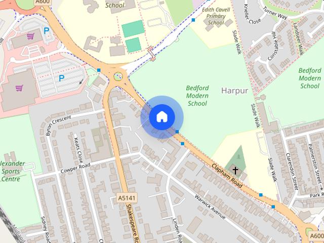 Apartment for rent in Harpur, Bedford